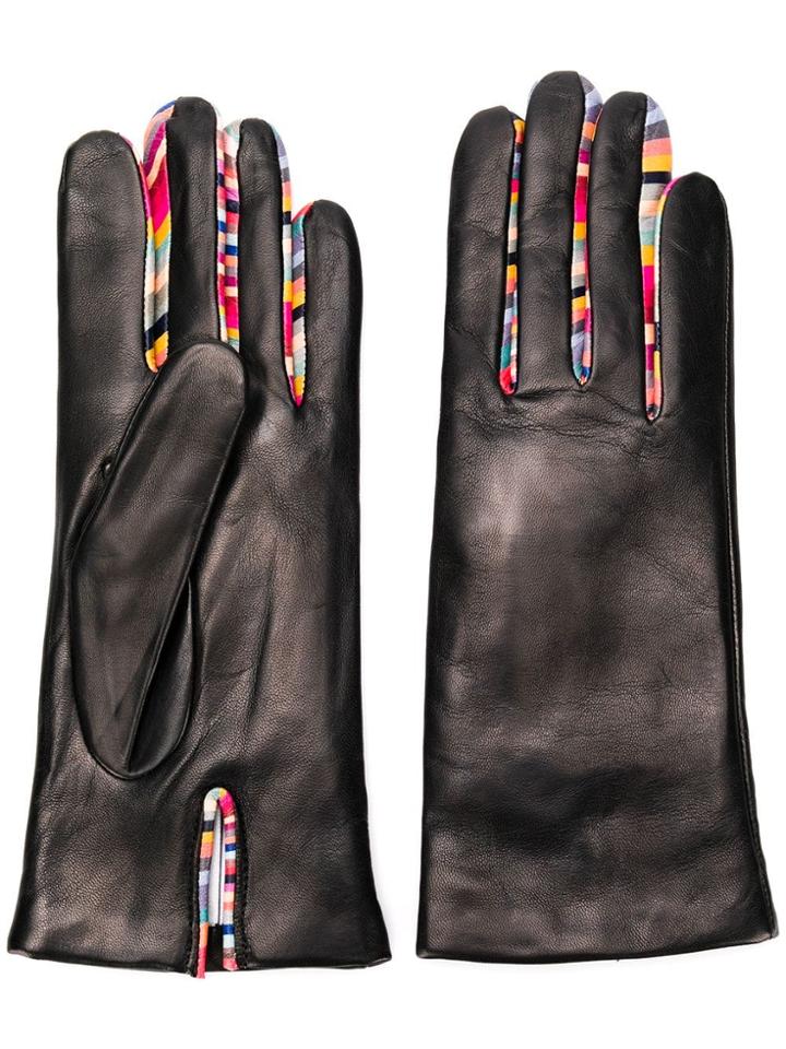 Paul Smith Swirl Gloves - Black
