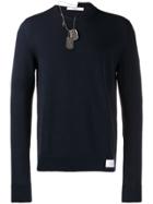 Givenchy Dog Tag Sweater - Blue