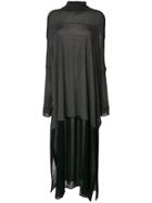 Lost & Found Ria Dunn Turtle Neck Long Dress - Grey