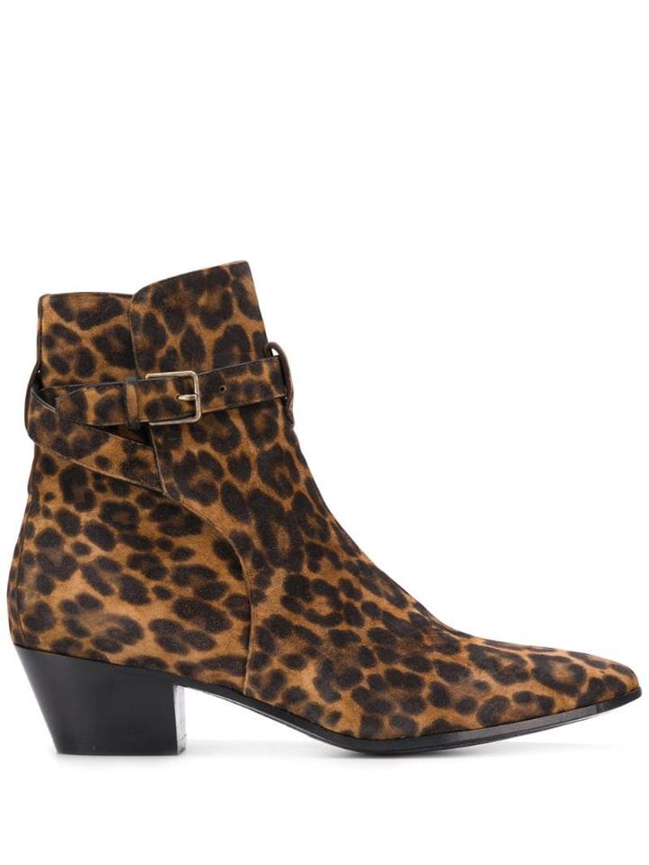 Saint Laurent West 45mm Boots - Brown