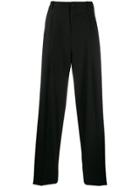 Versace Wide-leg Tailored Trousers - Black