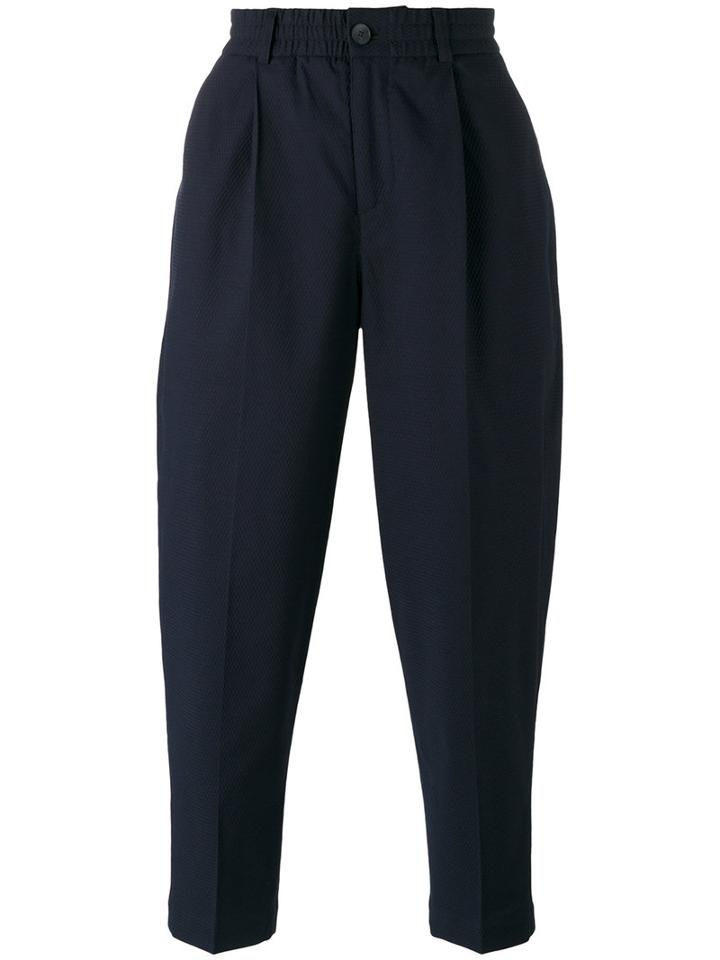 Libertine-libertine Helterskelter Trousers, Men's, Size: Large, Blue, Cotton/spandex/elastane/viscose