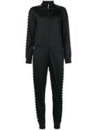 Kappa Logo Stripe Tracksuit - Black