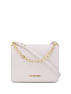 Love Moschino White Clutch Bag