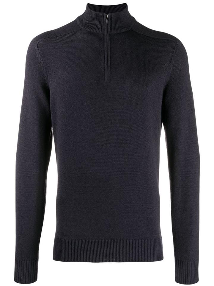 Loro Piana Zip Up Sweatshirt - Blue