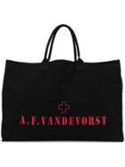 A.f.vandevorst Logo Large Tote Bag - Black