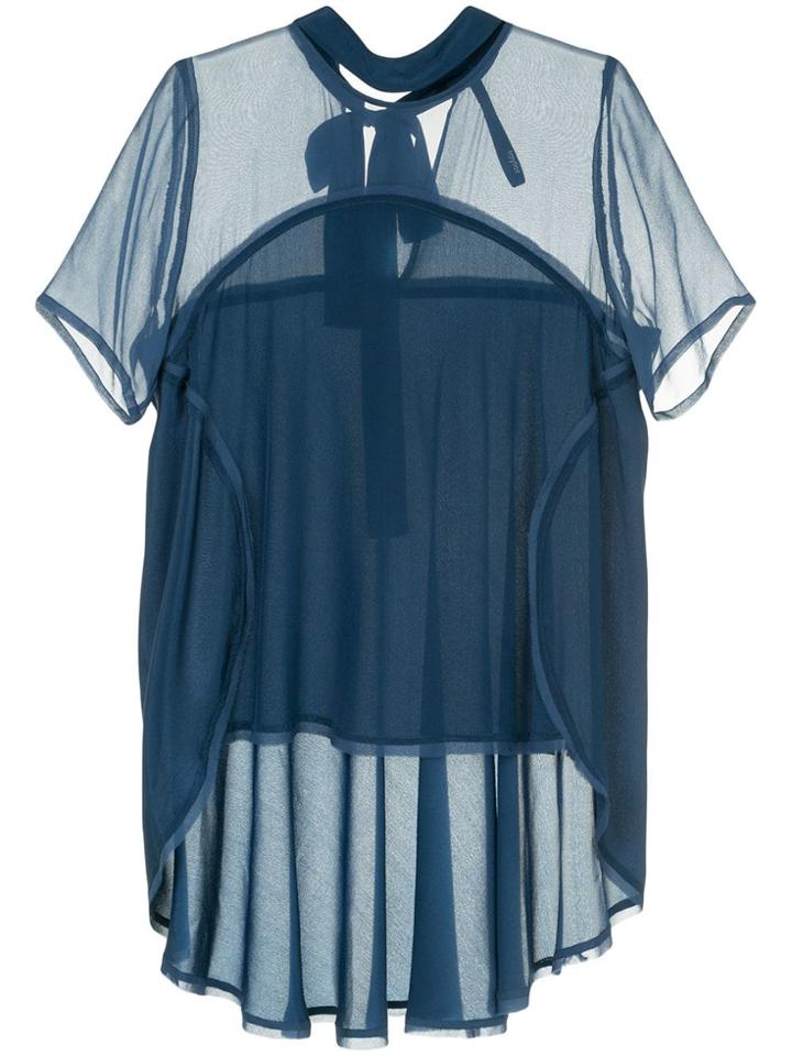 Taylor Tie Capsule Blouse - Blue