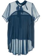 Taylor Tie Capsule Blouse - Blue