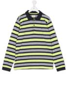 Armani Junior Striped Polo Shirt, Boy's, Size: 16 Yrs