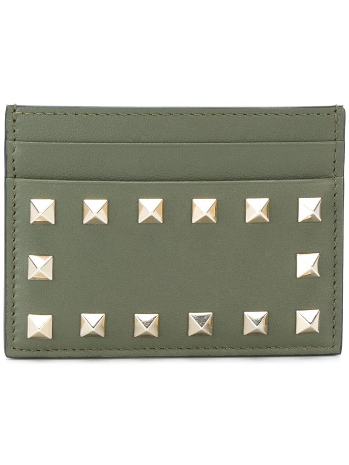 Valentino Valentino Garavani Rockstud Cardholder - Green