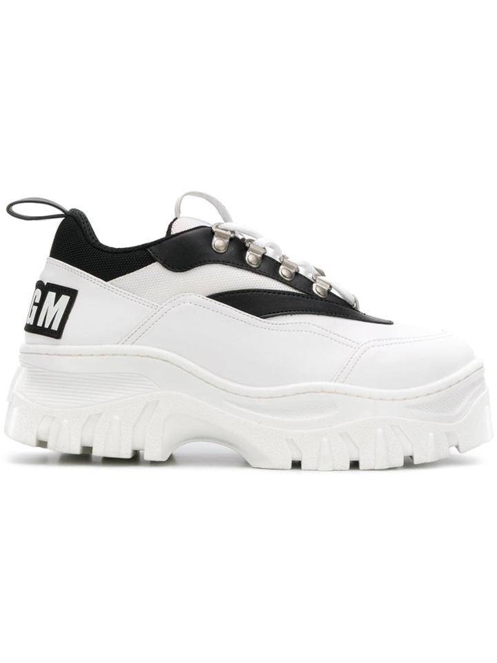 Msgm Msgm 2542mds18200 200 Furs & Skins->calf Leather - White