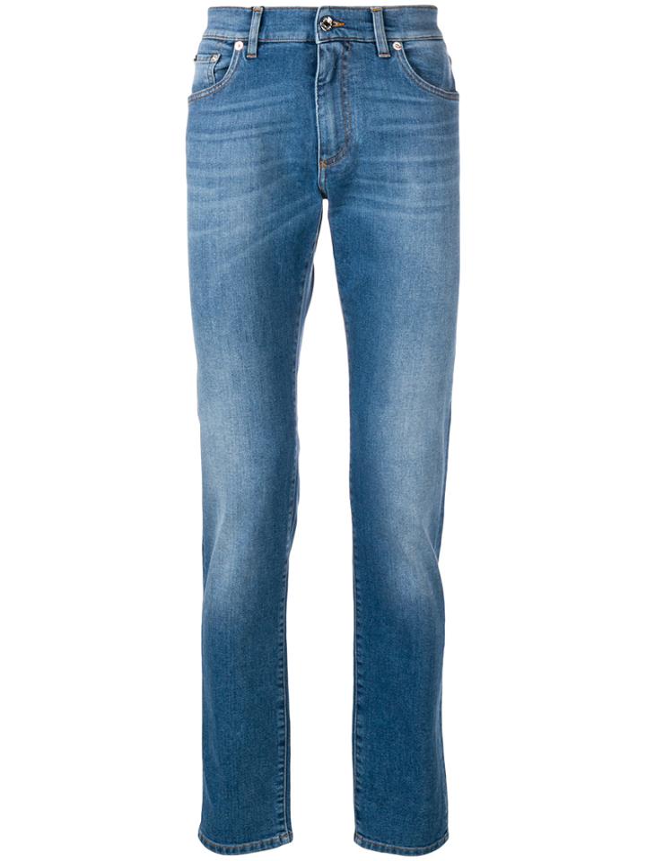Dolce & Gabbana Classic Slim Fit Jeans - Blue