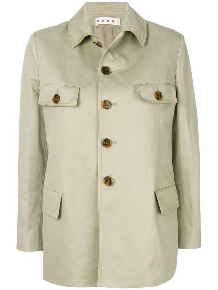 Marni Shirt Jacket - Nude & Neutrals