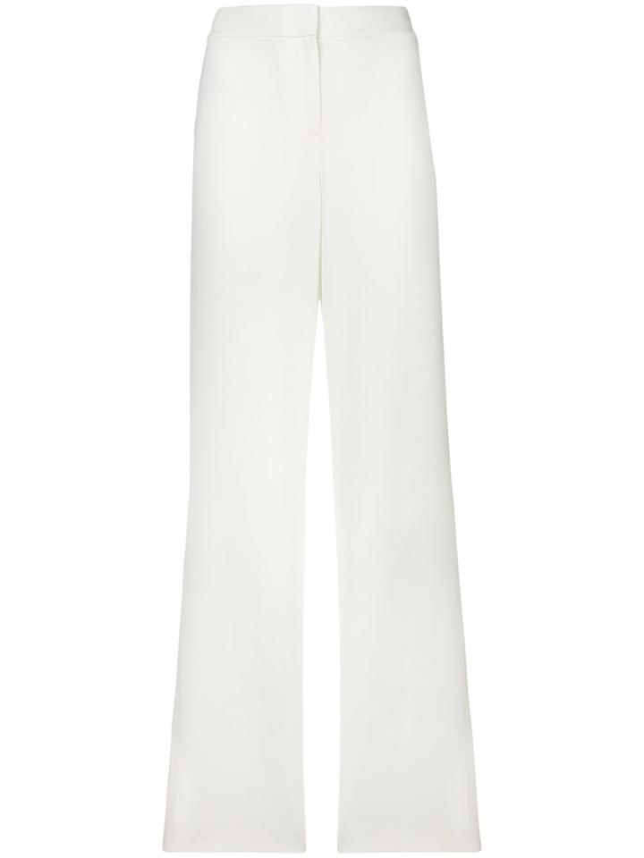 Theory Wide Leg Trousers - White