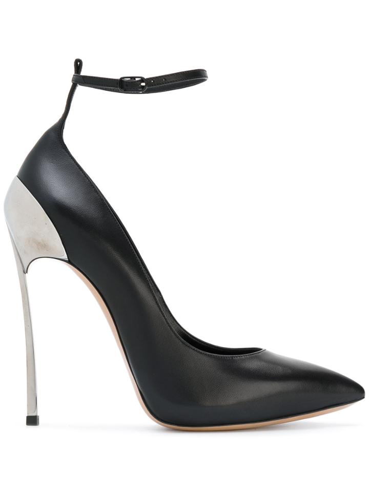 Casadei Techno Blade Ankle Pumps - Black