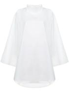 Mm6 Maison Margiela High Neck Mini Dress - White