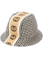 Gucci Houndstooth Trilby - Neutrals