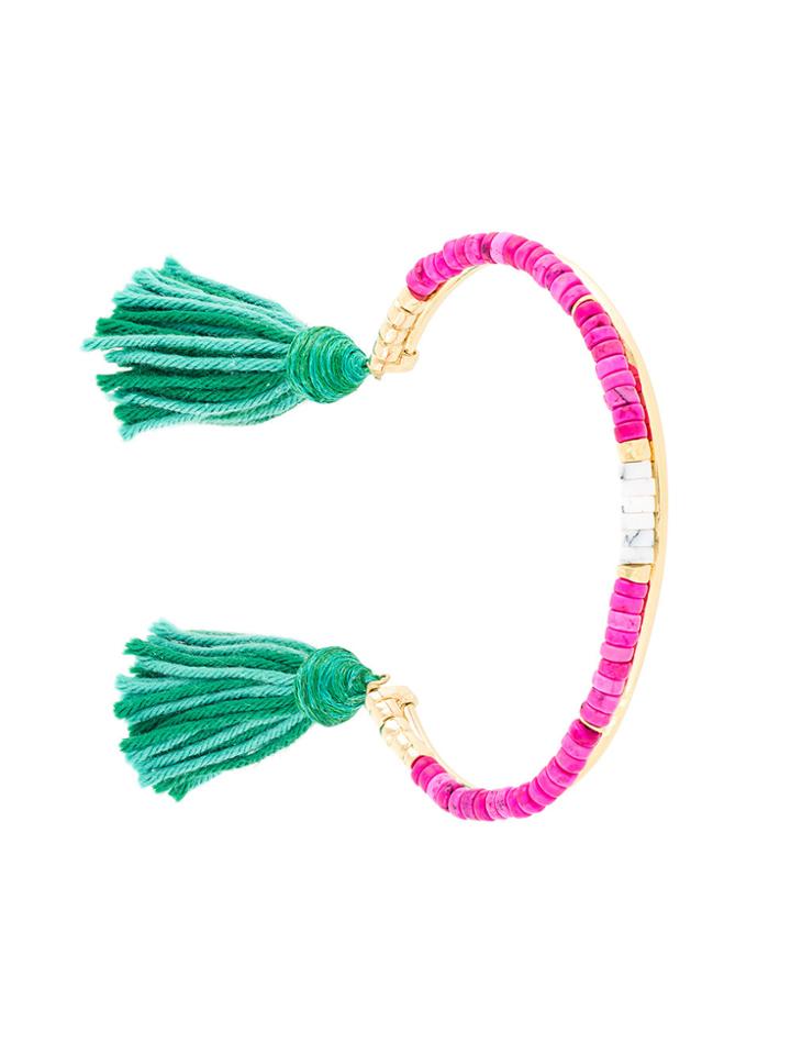 Aurelie Bidermann Howlite Sioux Bracelet - Metallic