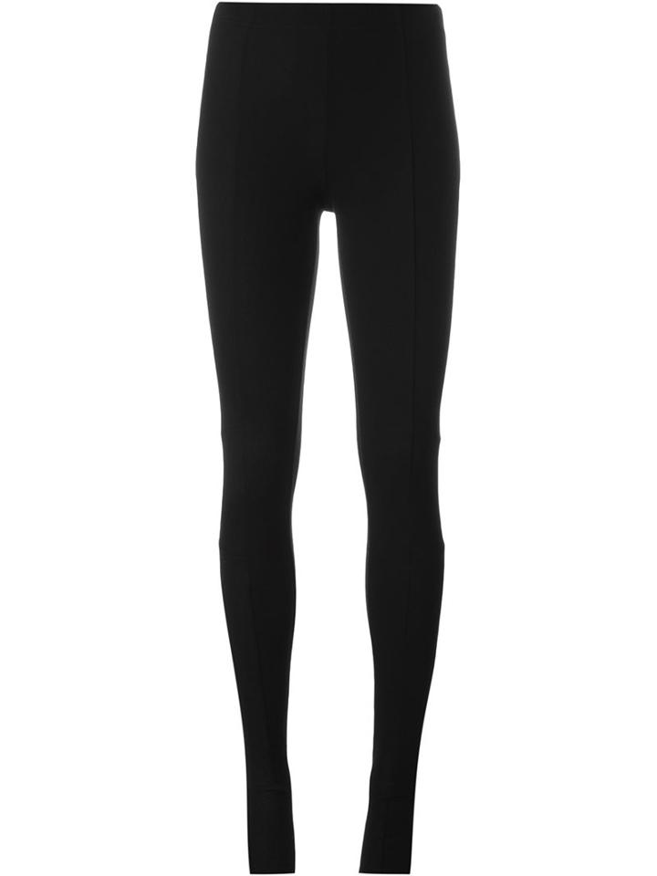 A.f.vandevorst Equestrian Leggings, Women's, Size: 38, Black, Cotton/spandex/elastane