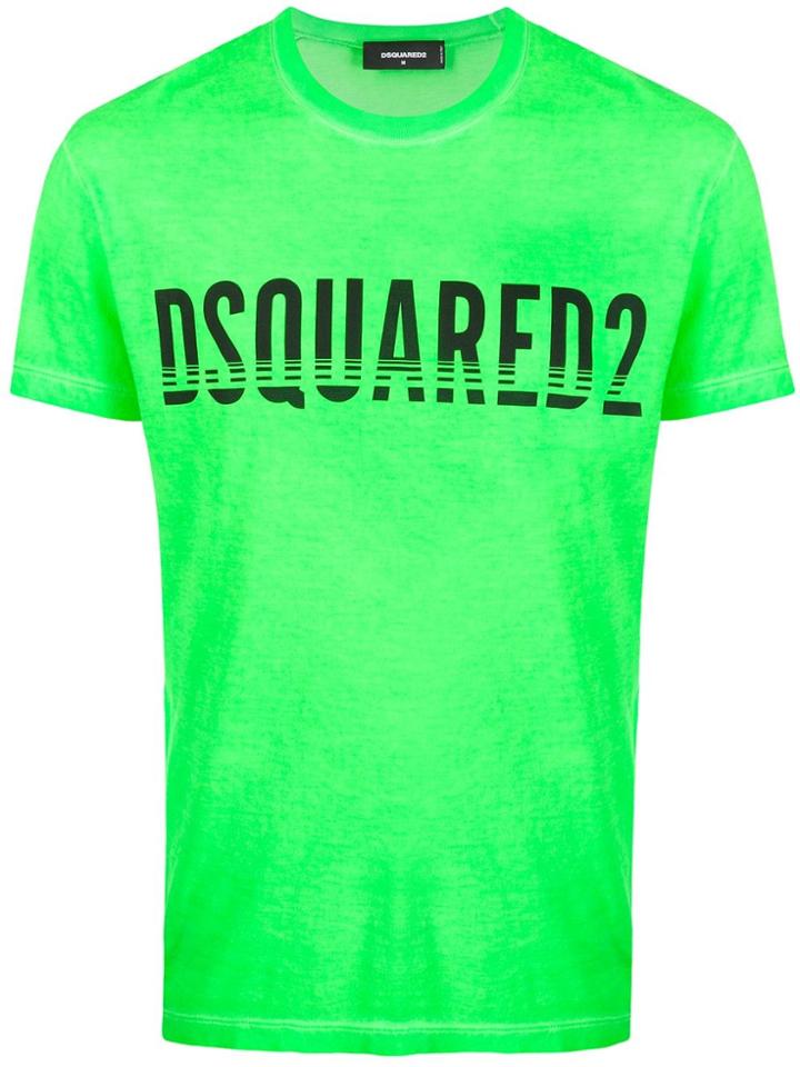 Dsquared2 Logo Print T-shirt - Green