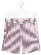 Il Gufo - Striped Shorts - Kids - Cotton/elastodiene - 8 Yrs, Boy's, Pink/purple