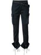 Monse Slim-fit Pocket Trousers - Black