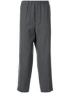 Jil Sander Cropped Straight Trousers - Grey