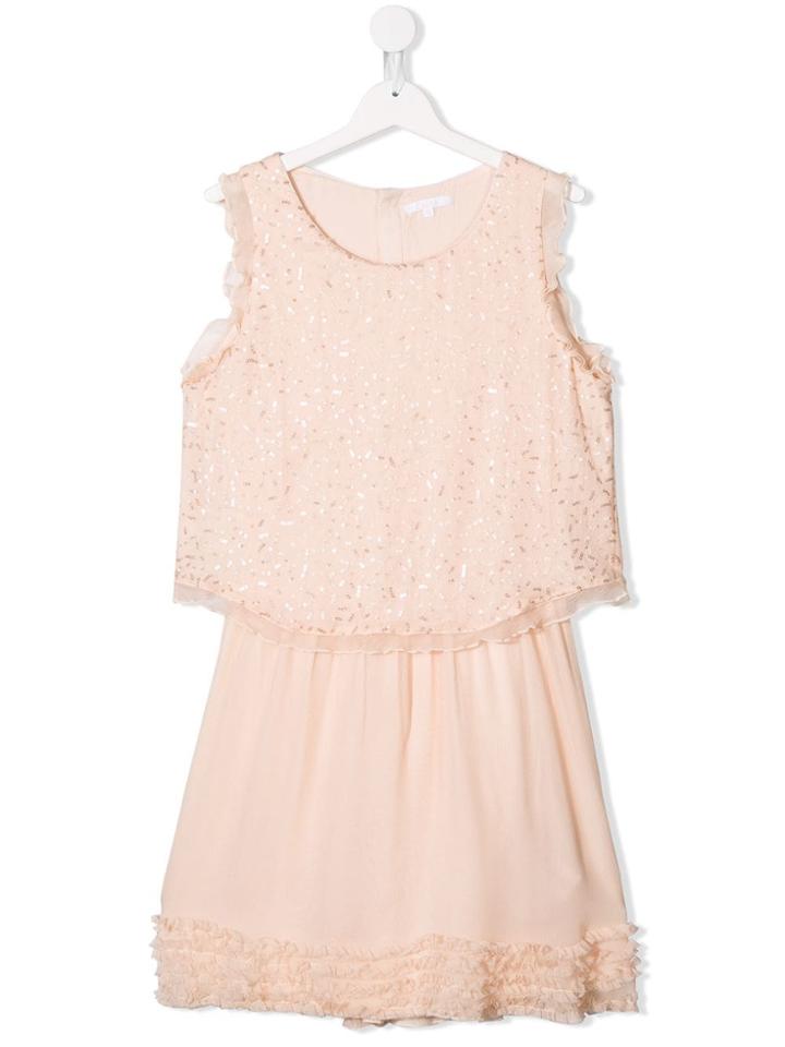 Chloé Sleeveless Shift Dress - Neutrals