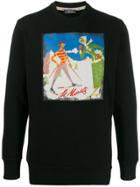 Fefè St Moritz Ski-print Sweatshirt - Black