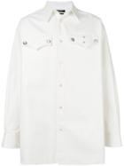 Calvin Klein Oversized Flap Pocket Shirt - White
