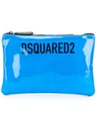 Dsquared2 Patent Leather Pouch - Blue