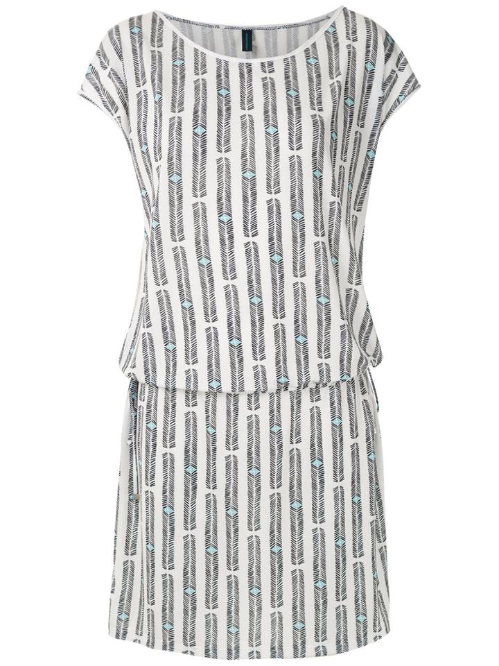 Lygia & Nanny Shiva Printed Jersey Dress - White