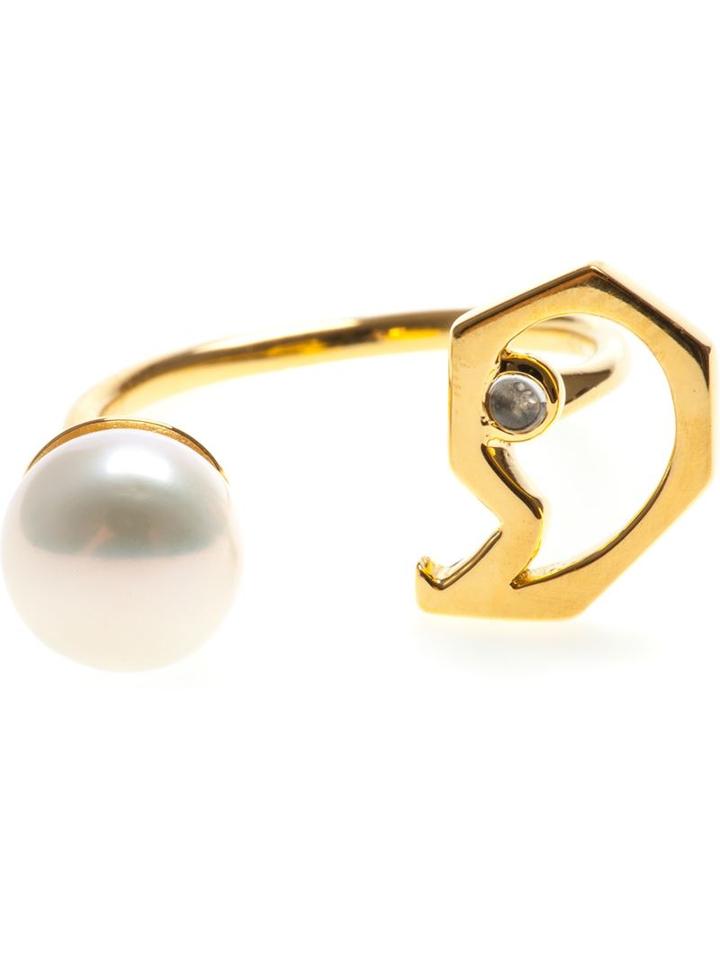 Leivankash 'nia' Ring, Women's, Metallic