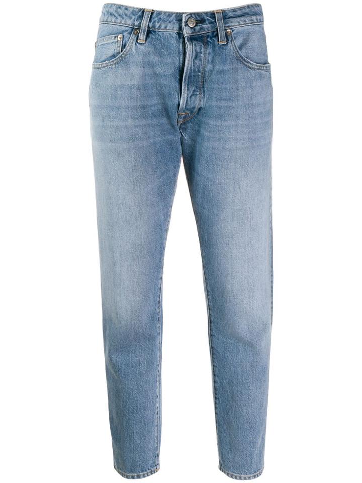 Golden Goose Cropped Casual Jeans - Blue