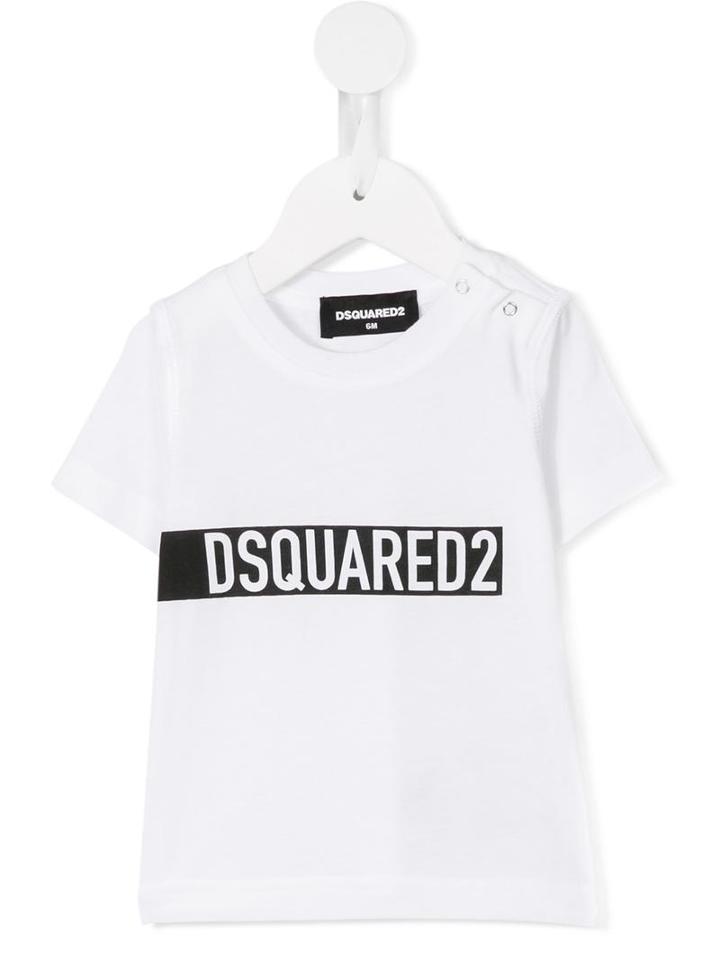 Dsquared2 Kids - Logo Print T-shirt - Kids - Cotton - 9 Mth, White