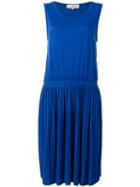 Vanessa Bruno Athé Pleated Dress, Women's, Size: Small, Blue, Polyester