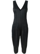 Pleats Please By Issey Miyake Sleeveless Pleated Jumpsuit
