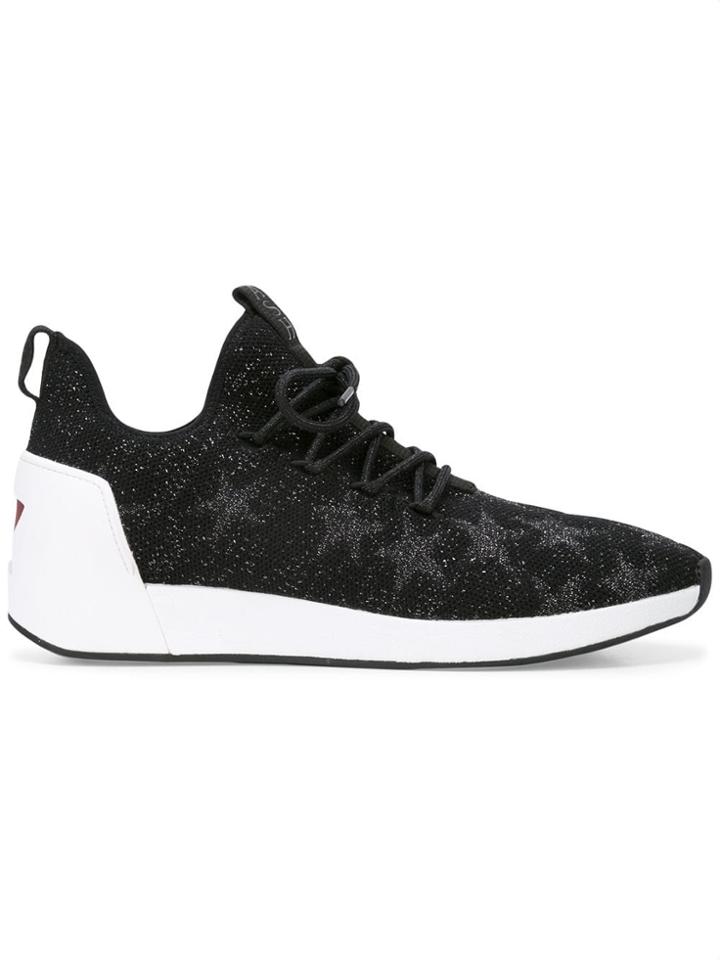 Ash Jaguar Star Embellished Sneakers - Black