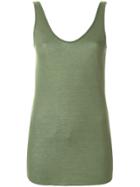 Forte Forte Open-back Tank Top - Green