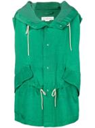Golden Goose Drawstring Gilet Jacket - Green