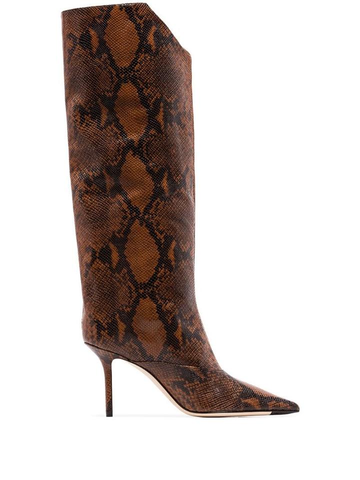 Jimmy Choo Brelan 85mm Boots - Brown