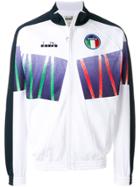 Diadora Zipped Sports Jacket - White
