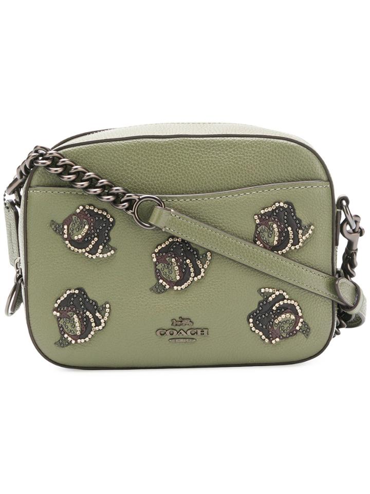Coach Applique Detail Camera Bag - Green