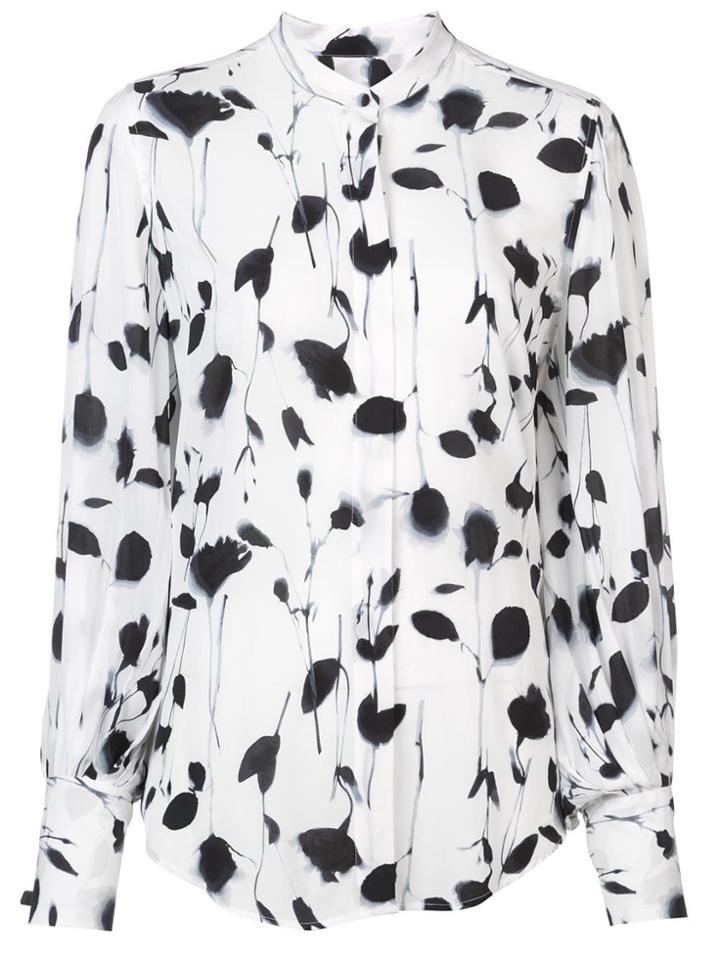 Equipment Boleyn Floral Print Shirt - White