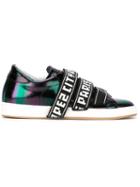 Philippe Model Iridescent Printed Strap Sneakers