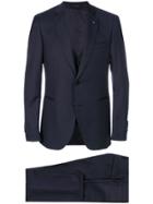Lardini Classic Three Piece Suit - Blue