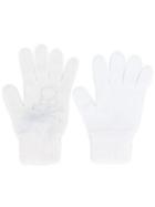 Philipp Plein Microstud Skull Gloves - White