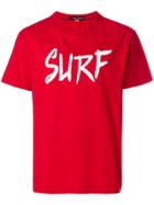 Perfect Moment Surf Print T-shirt - Red