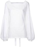 En Route Bishop Sleeve Blouse - White