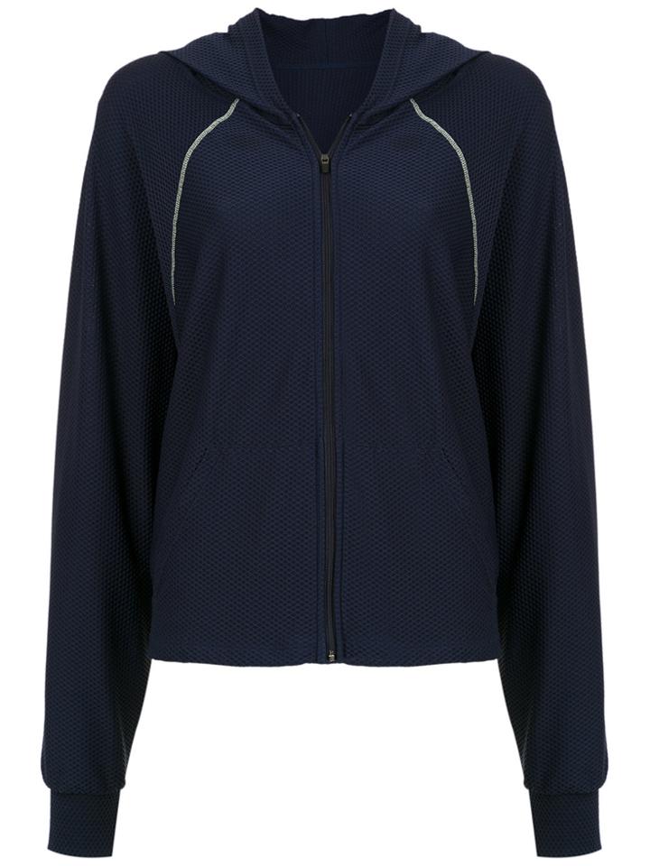 Track & Field Fast Mesh Hoodie - Blue